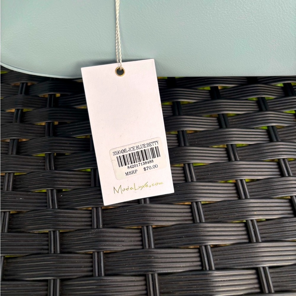 NWT💎Moda Luxe💎 Unique Light blue “Betty” Shoulder bag! - Picture 8 of 9